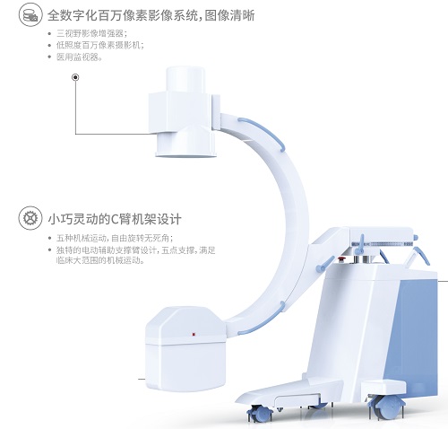 高频移动式手术X射线机PLX112B结构图 高频移动式手术X射线机PLX112B结构图